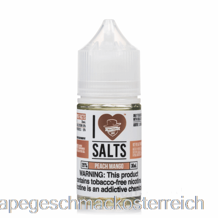Pfirsich-Mango – Ich Liebe Salze – 30 Ml 50 Mg Vape-Geschmack